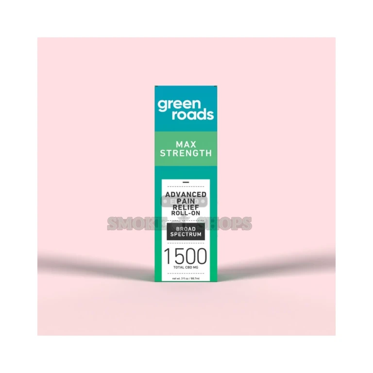 3 oz size of the Green Roads CBD Roll-On, 1500mg broad-spectrum hemp CBD topical, same-day El Paso pickup