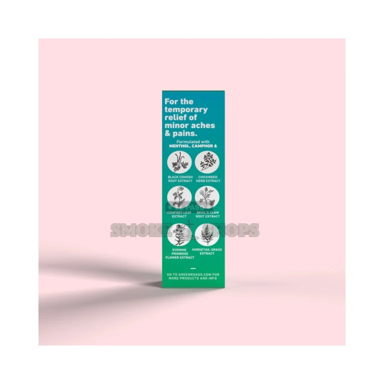 Broad-spectrum non-detectable THC callout on Green Roads CBD Roll-On, 3 oz hemp topical, El Paso stores