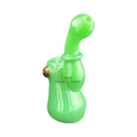 The Hulk Hammer Glass Bubbler in El Paso, Green & Blue thumbnail