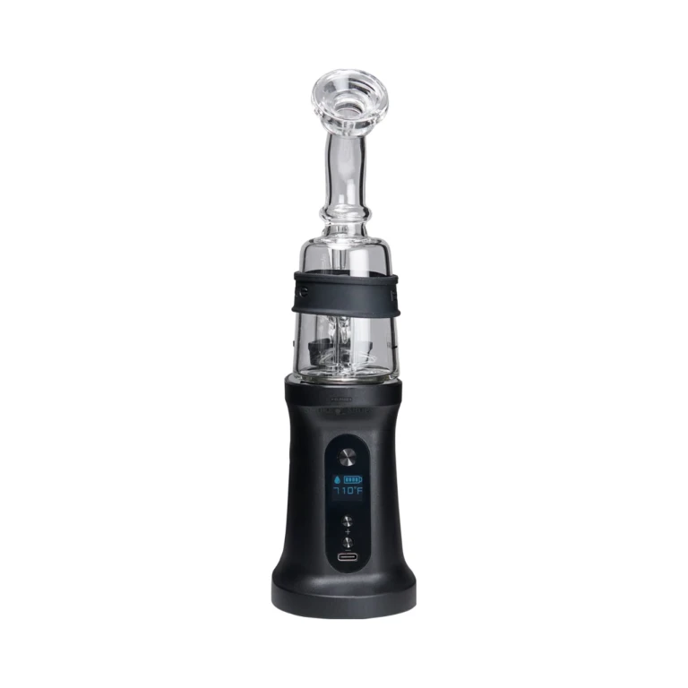 Ispire Daab e-rig in El Paso showing the LED display and plus minus temperature buttons, 250F to 800F, same-day pickup