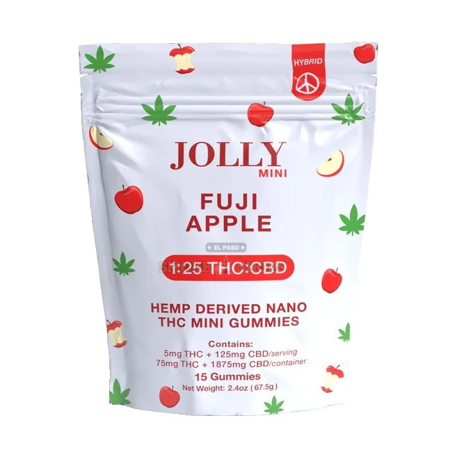 Jolly Nano Gummy 1:25 15ct Pouch Gummy Fuji Apple at El Paso Smoke Shop, in stock in El Paso for same-day pickup