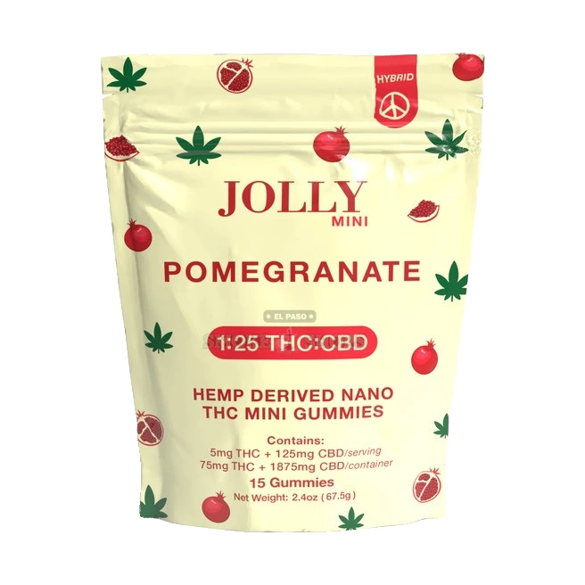 Jolly Nano Gummy 1:25 15ct Pouch Gummy Pomegranate at El Paso Smoke Shop, in stock in El Paso for same-day pickup