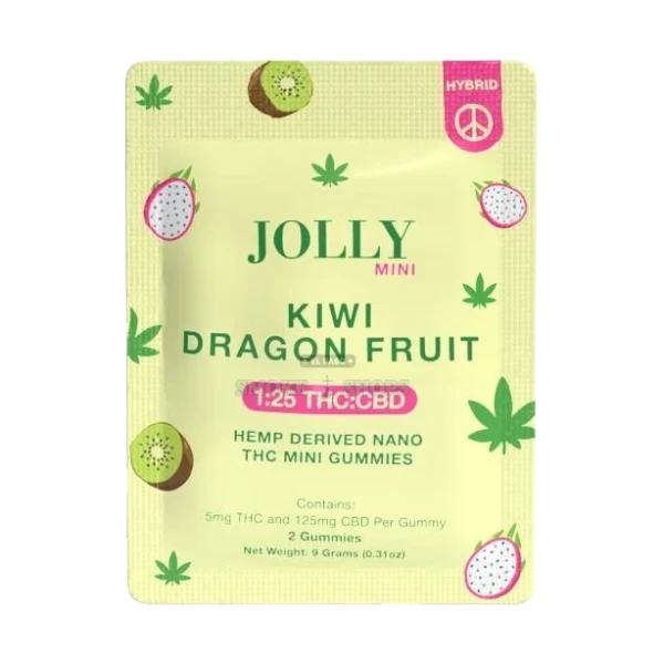 Jolly Nano Gummy 1:25 2ct Pouch in El Paso, Hemp Delta-9 + CBD