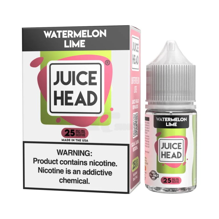 JuiceHead Juice Head Nicotine Salt E-Juice 30mL Watermelon Lime 25mg at El Paso Smoke Shop, in stock in El Paso for same-day 