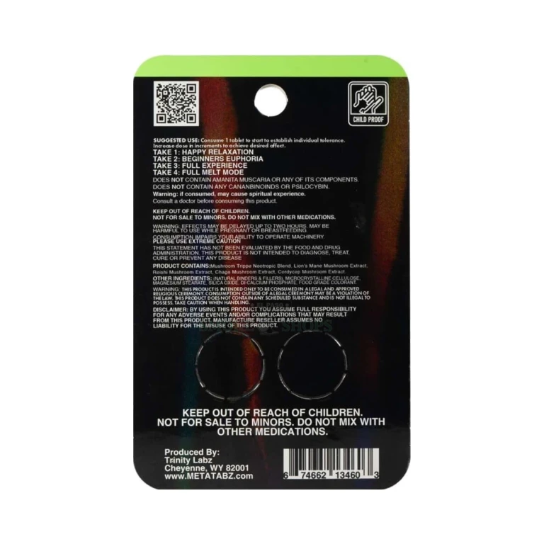 2ct 1633mg Nootropics Tablets Meta Tabz Green Apple at El Paso Smoke Shop, in stock in El Paso for same-day pickup