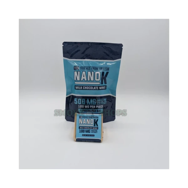NanoK Milk Chocolate Kratom Minis (5-Piece, 100mg Mitragynine)