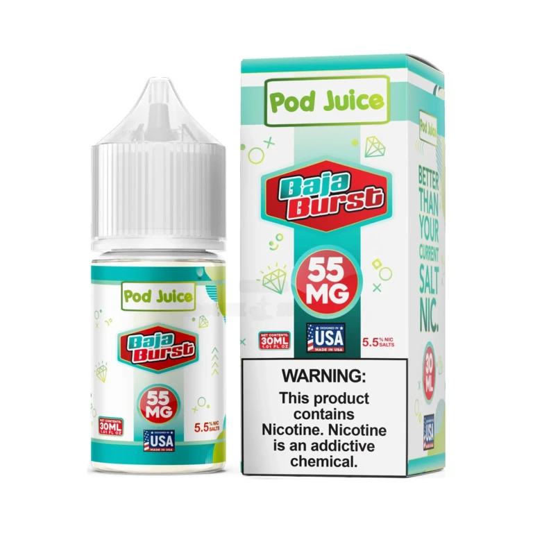 Jewel Pod Pod Juice Salt Nic E-Juice 30mL Baja Burst 55mg at El Paso Smoke Shop, in stock in El Paso for same-day pickup