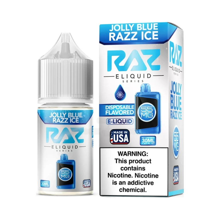 Raz Salt Nicotine Juice 30ml  Jewel Pod Blue Razz Ice 55mg at El Paso Smoke Shop, in stock in El Paso for same-day pickup