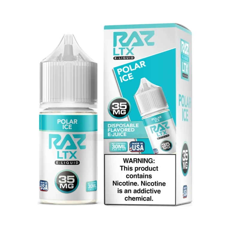 Raz Salt Nicotine Juice 30ml  Jewel Pod LTX Polar Ice 35mg at El Paso Smoke Shop, in stock in El Paso for same-day pickup