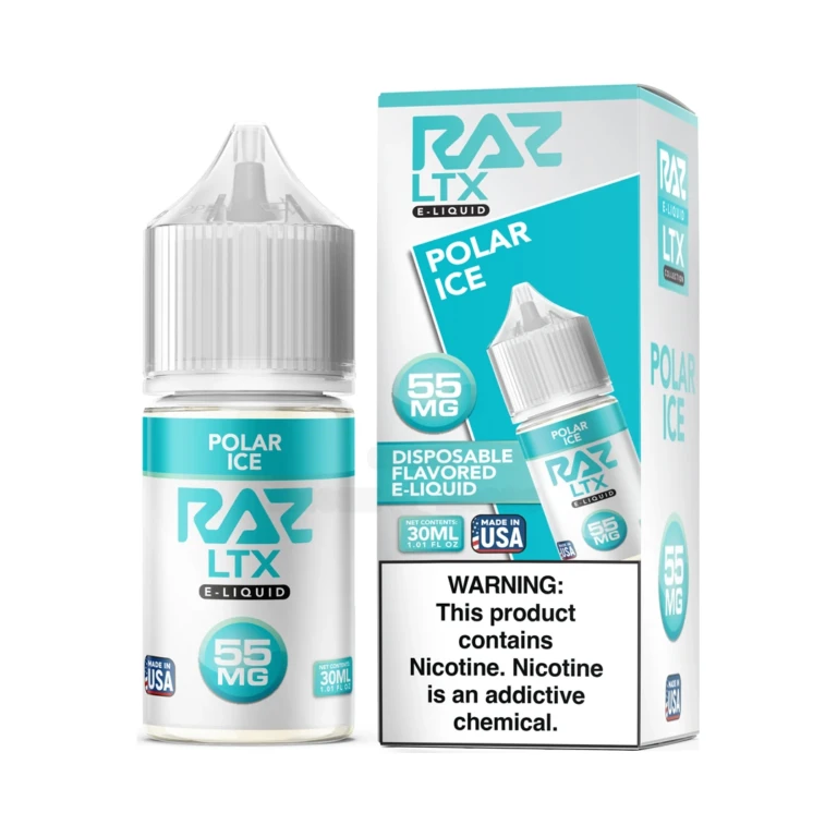 Raz Salt Nicotine Juice 30ml  Jewel Pod LTX Polar Ice 55mg at El Paso Smoke Shop, in stock in El Paso for same-day pickup