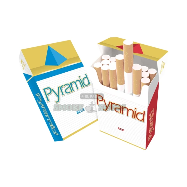 Pyramid cigarettes hard box in El Paso, made-in-USA discount brand in Kings and 100s, 20-count at El Paso Smoke Shops