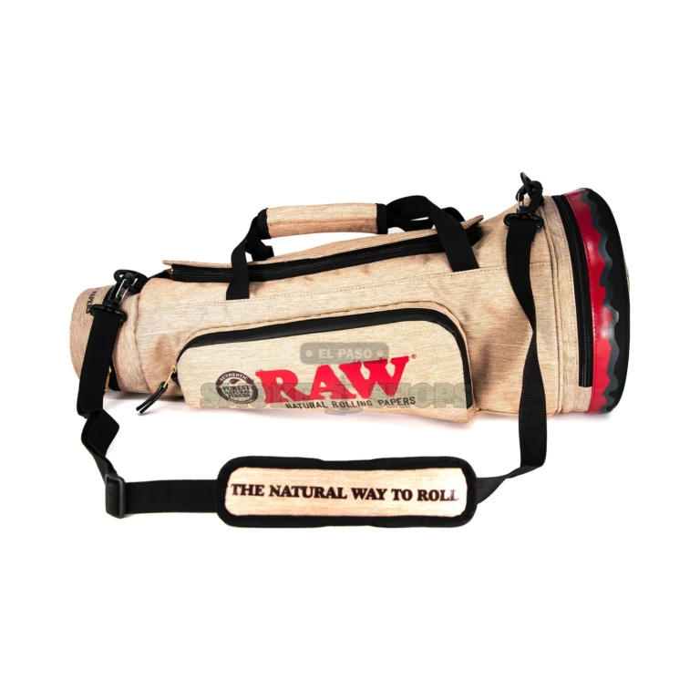 RAW Cone Duffel Bag in El Paso with reinforced carrying handle and detachable shoulder strap for easy carry