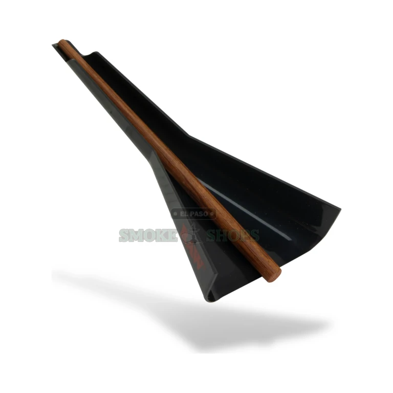 RAW Kingsize Cone Loader kit in El Paso with bamboo wooden poker and scraping card, reusable tool for king size cones