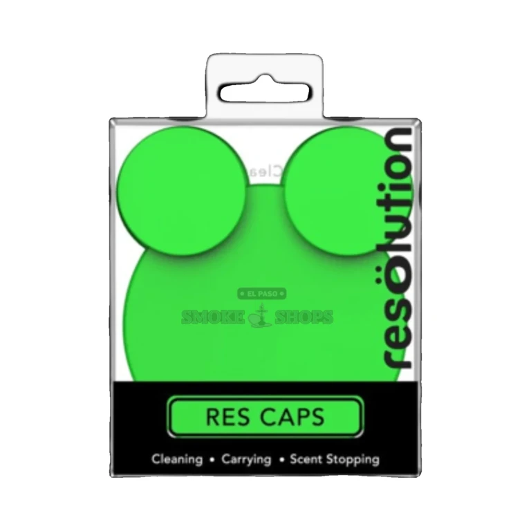 Res Caps silicone sealing caps capping a glass bong for shake-and-rinse cleaning in El Paso, reusable 4-pack pickup today
