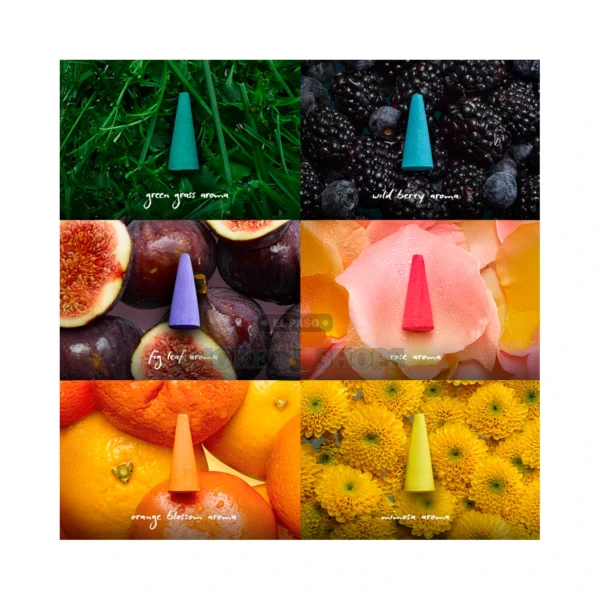 Ripple+ Droplets hand-rolled botanical incense cones pack, an assorted low-smoke floral and fruity blend, at El Paso Smoke Shops
