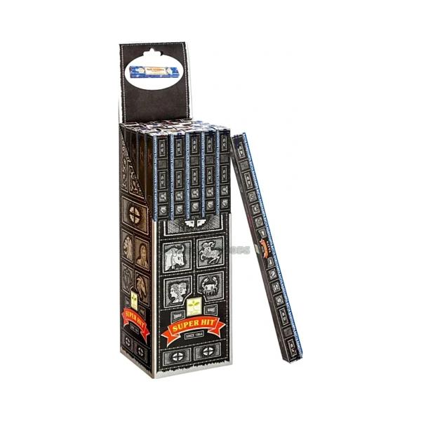 Satya Super Hit masala incense sticks box, 8-stick pack of the warm sweet blend, stocked at El Paso Smoke Shops