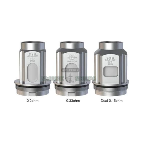 SMOK TFV18 mesh replacement coil 3-pack in El Paso, 0.15 and 0.33 ohm, fits TFV18 and TFV16 tanks