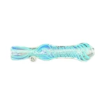 Swirly Road Glass Chillum One-Hitter in El Paso, Teal Swirl thumbnail