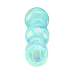 Swirly Road Glass Chillum One-Hitter in El Paso, Teal Swirl thumbnail
