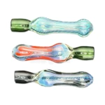 Teal and Green Swirl Glass Chillum One-Hitter in El Paso thumbnail