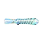 Thick Ends Glass Chillum One-Hitter in El Paso, Fumed Teal thumbnail