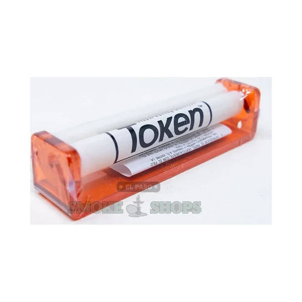 Token 100mm cigarette rolling machine in El Paso, a manual hand-crank apron roller for king-size 100mm papers