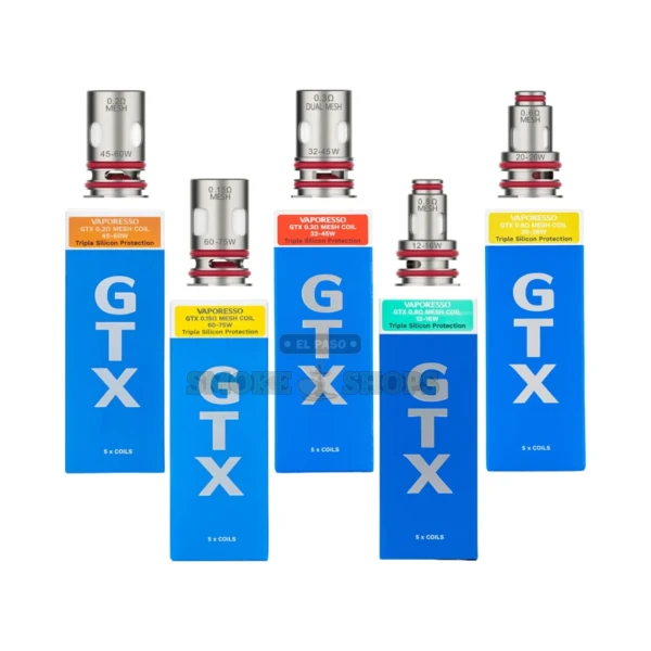 Vaporesso GTX coil pack in El Paso, MORPH-Mesh replacement coils for pod-tank devices, same-day pickup