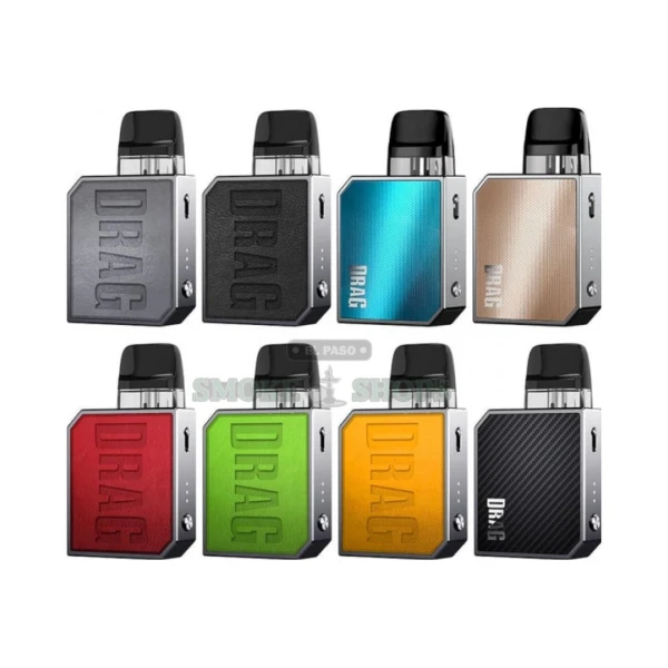 VooPoo Drag Nano 2 pod kit front view in El Paso, compact 800mAh MTL refillable vape device with 2mL top-fill pod
