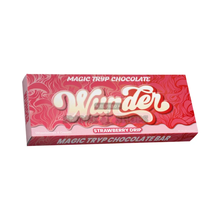 Magic Tryp Chocolate Bar Wunder Strawberry Drip at El Paso Smoke Shop, in stock in El Paso for same-day pickup