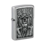Zippo Barbarian Design Windproof Lighter, Street Chrome (48731) thumbnail