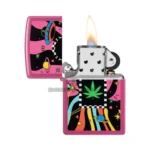 Zippo Cannabis Design Frequency Color Image Lighter (48928) in El Paso thumbnail