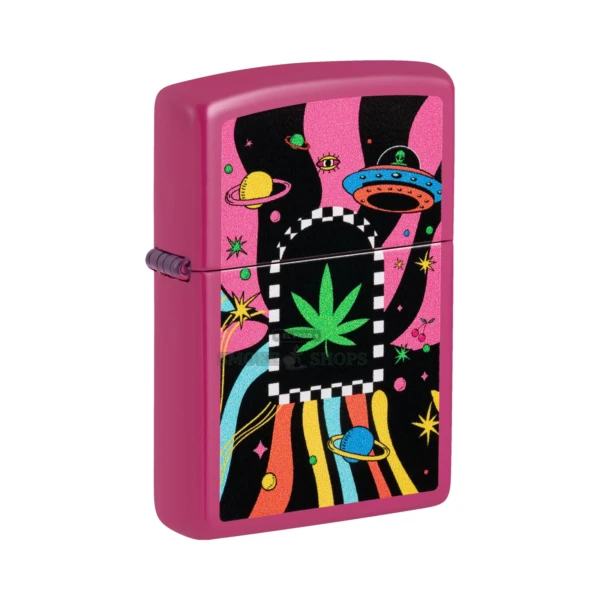 Zippo Cannabis Design Frequency Color Image Lighter (48928) in El Paso