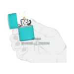 Zippo Classic Flat Turquoise Windproof Lighter (49454) in El Paso thumbnail
