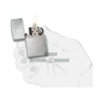 Zippo Classic Herringbone Sweep Lighter, Brushed Chrome (24648) thumbnail