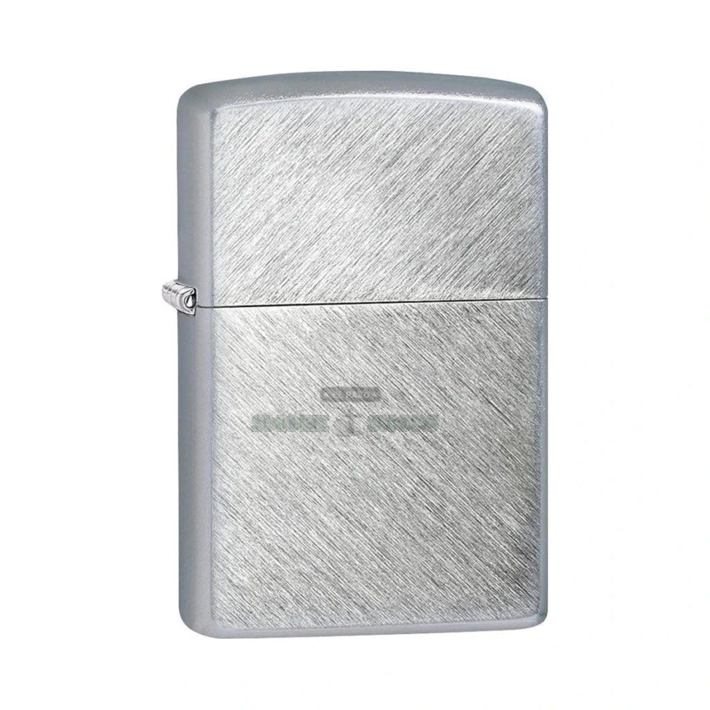 Zippo Classic Herringbone Sweep Lighter, Brushed Chrome (24648