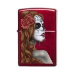 Zippo Day of the Dead Girl Candy Apple Red Lighter (28830) in El Paso thumbnail