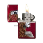 Zippo Day of the Dead Girl Candy Apple Red Lighter (28830) in El Paso thumbnail