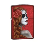 Zippo Day of the Dead Girl Candy Apple Red Lighter (28830) in El Paso thumbnail