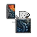 Zippo Fiery Dragon Design Iron Stone Lighter (49776) in El Paso thumbnail