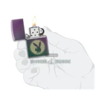 Zippo Playboy Engraved Rabbit Head Iridescent Windproof Lighter (48380) thumbnail