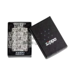Zippo Skeleton Design 540 Color Glow In The Dark Windproof Lighter (49458) thumbnail