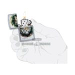 Zippo Spazuk Tiger Design Street Chrome Windproof Lighter (49090) thumbnail
