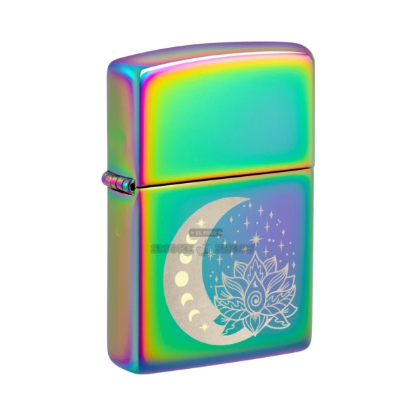 Zippo Spiritual Design Multi-Color Lighter, Laser Two-Tone (48910)
