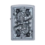 Zippo Steampunk King of Spades Windproof Lighter, Street Chrome (29877) thumbnail