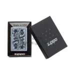 Zippo Steampunk King of Spades Windproof Lighter, Street Chrome (29877) thumbnail