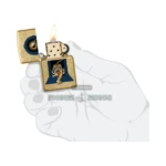 Zippo Tattoo Tiger Design High Polish Brass Lighter (29884) in El Paso thumbnail