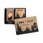 Zippo Woodchuck USA Howling Wolf Lighter, Street Chrome (49043) thumbnail