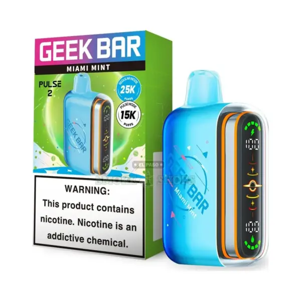 Geek Bar Pulse 2 Disposable Vape in El Paso, 25,000 Puffs