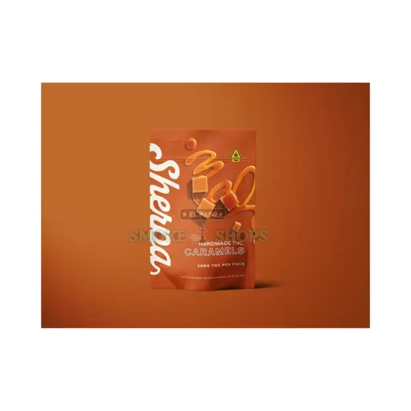 Sherpa Delta-9 THC Caramels in El Paso, 200 mg 10-Pack