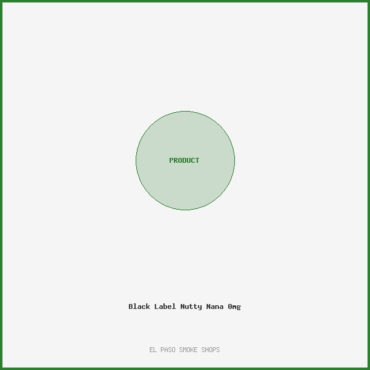 Black Label Nutty Nana 0mg